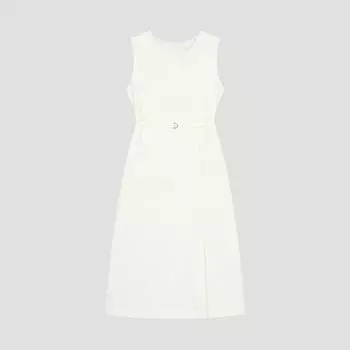 She S miSS Belted SleeveleSS dreSS Swwopo21070 Iv Ivory/55