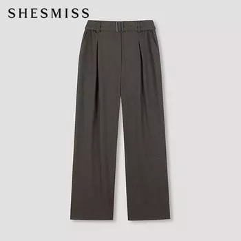 She S miSS Belted Wide pantS SwwSln42020 Dw dark brown/55