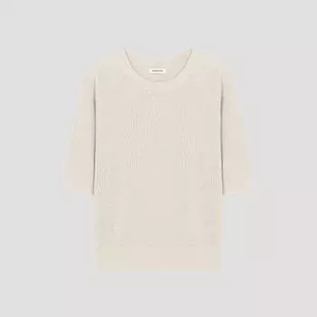 She S miSS Блестящий реглан с коротким рукавом, трикотаж SSkpoo21110 фунтов light beige/55