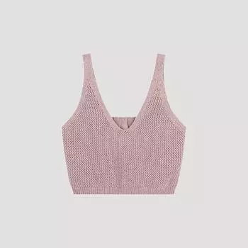 She S miss Блестящий вязаный жилет SSkvto42530 Pi Pink/55