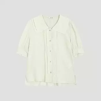 She S MiSS Блузка с широким воротником и слоем слоев Swwblo21040 Mi minted/55