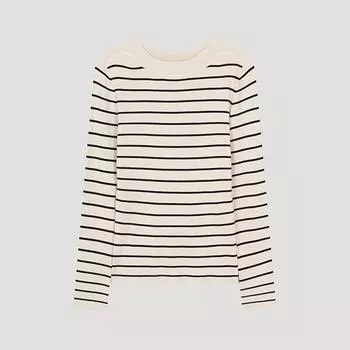 She S miSS Boat Neck Ribbed Knit SSkpoo32080 blacks/55