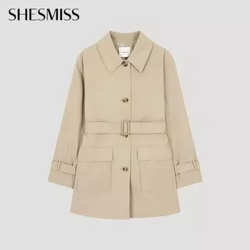 She S miSS Большой карман полутренчкот Swwbyo12050 Be beige/55