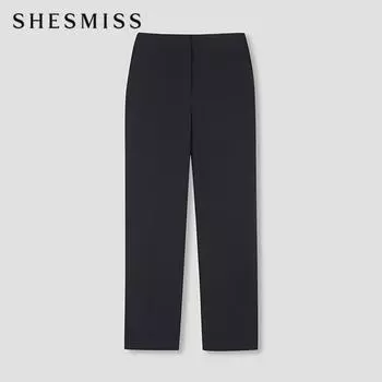 She S miss brushed basic Slacks SwwSln41090 Ch charcoal/55