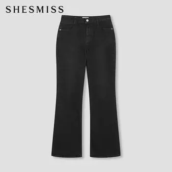 She S Miss Brushed Wide Denim Pants SSmSln42090 Bk blacks/77