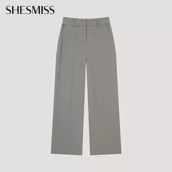 She S miSS Button Long Wide pantS SwwSlo21120 Lg light gray/44