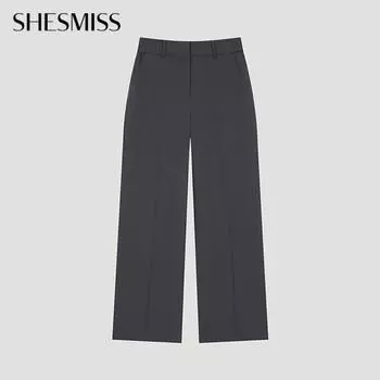 She S miSS Button Long Wide pantS SwwSlo21120 Ch charcoal/44