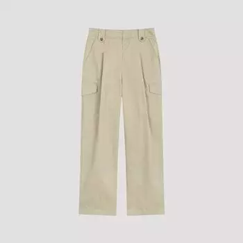 She S miSS Button One Tuck Straight pantS SwwSlo21140 Lk light khaki/55