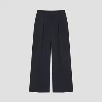 She S miSS Button One Tuck Wide pantS SwwSlo21070 Na navy/44