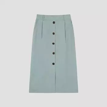 She S miSS Button Point Midi Skirt SwwSko22040 Ll light blue/55
