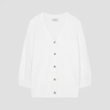 She S miSS Button Point Summer Cardigan SSkcdo21040 Ow off-white/55