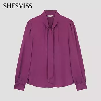 Она мисс блузка с завязкой на пуговицах SWWBLO11020 Ma magenta/55