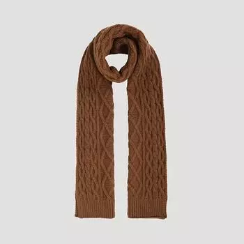 She S miSS Cable Knit Muffler Scamfo42020 Br Braun/00