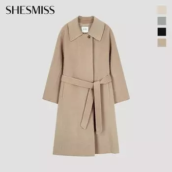 She S miSS caShmere Blend Handmade Coat Swhcto41140 beige/55