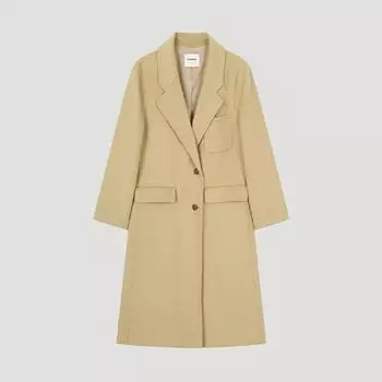 She S miSS caShmere Blend Handmade Single Coat Swhcto41020 Be beige/55