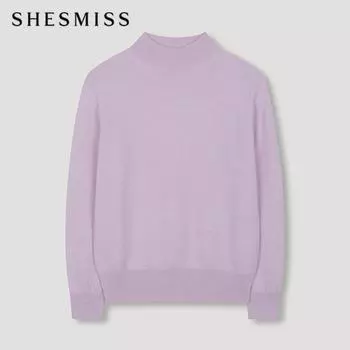 She S miSS caShmere Mock Neck Knit SSkpon41100 Lv light violet/55