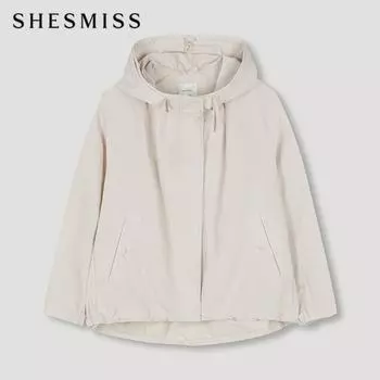She S miss casual хлопковый джемпер с капюшоном Swwjpo12010 Cr creamy/55
