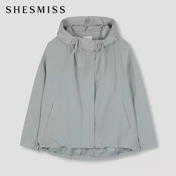 She S miss casual хлопковый джемпер с капюшоном Swwjpo12010 Gm gray mint/55