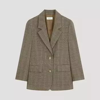 She S miSS Check Single Пиджак на двух пуговицах Swwjko31050 Br Braun/55
