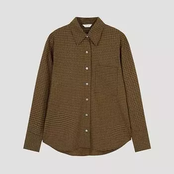 She S Miss Checkout Карманная рубашка SwwSto42030 Br Braun/55