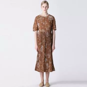 She S miss чувственное плиссированное платье с сборками DARK NAVY (DN)/55