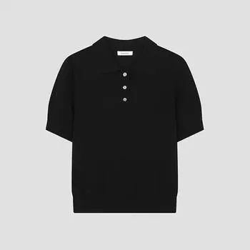 She S miSS claSSic Collar Short Sleeve Knit SSkpoo22050 Bk blacks/55