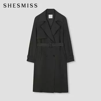 She S miss classic двойной тренчкот Swwbyn32020 Dg dark gray/55