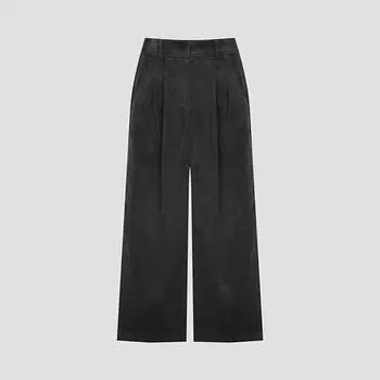 She S Miss Corduroy Back Band Широкие брюки SwwSlo42840 Dg dark gray/44