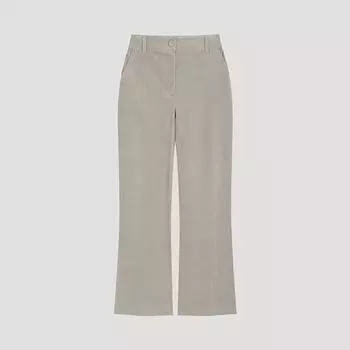 She S miSS Corduroy Back Banding Bootcut pantS SwwSlo42870 Gb gray beige/55