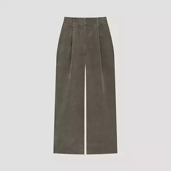 She S miss Corduroy One Tuck Wide брюки SwwSlo42860 Gr Grey/55