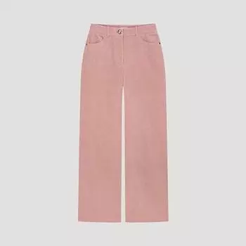 She S Miss Cotton Corduroy Прямые брюки SwwSlo42810 Pi Pink/44