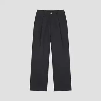 She S miss Cotton Pin Tuck Tapered брюки SawSlo43010 Dg dark gray/55
