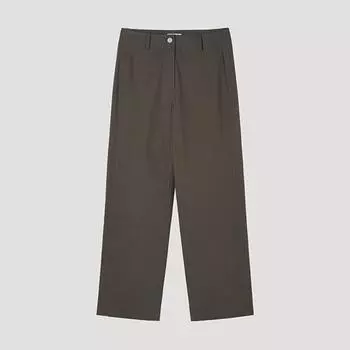 [She S miSS] Cotton Wide pantS SwwSlp21050 Dw dark brown/44