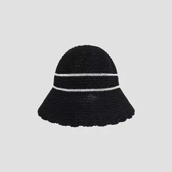 She S miSS Crochet Bucket Hat Saahto22020 Bk blacks/00