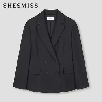 She S miSS Double breaSted Jacket SwSjkn41030 Ch charcoal/55