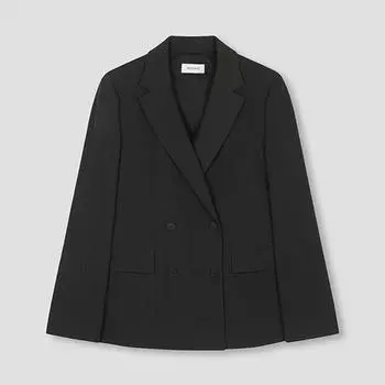 She S miSS Double breaSted Set Up Jacket SwSjkn31050 Ch charcoal/55