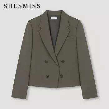 She S miSS Double breaSted Set Up Jacket SwSjkn31010 Lw light brown/55