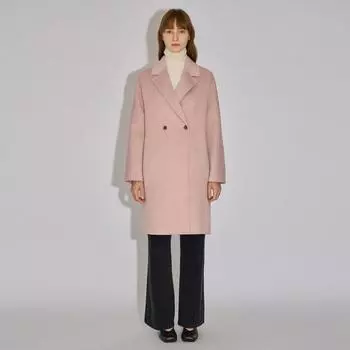 She S miss Double Two Button Handmade Coat Swhcto41130 blacks/55