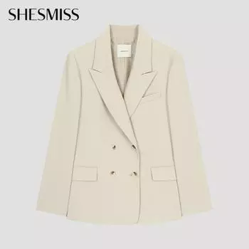 She S miSS Двойная куртка с пуговицами на спине Swwjko12050 фунтов light beige/55