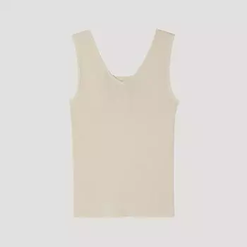 [She S miSS] Двусторонний трикотажный топ без рукавов SSkpop22530 Be beige/55