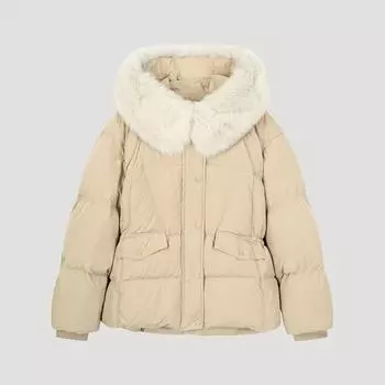 She S miSS Джемпер из меха лисы и утиного пуха SSdjpo42050 Be beige/55