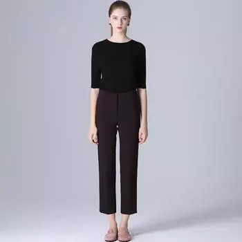 Она S мисс Эван Минимальные зауженные брюки DARK VIOLET (DV)/55