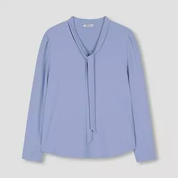 She S Miss женственная блузка с завязкой на шее SwwBlo11050 Bl Blue/55