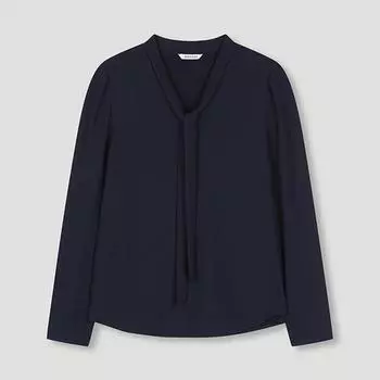 She S miSS Feminine Tie Neck blouSe Swwblo11050 Na navy/55