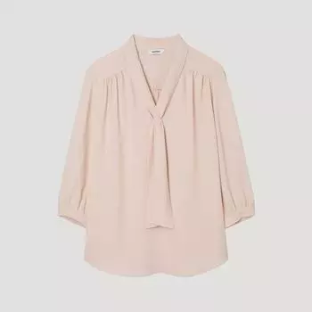 [She S miSS] Фирменная блузка с завязкой на шее SwwbLp22010 Lp light pink/55