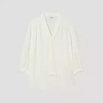 [She S miSS] Фирменная блузка с завязкой на шее Swwblp22010 IV Ivory/55