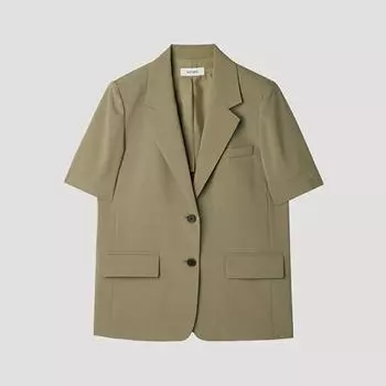 [She S miSS] Flap Pocket Single Two Button Jacket Swwjkp22060 Ca Camel/55