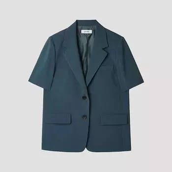 [She S miSS] Flap Pocket Single Two Button Jacket Swwjkp22060 Dl dark blue/55