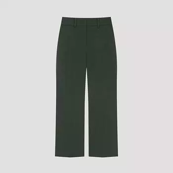 Она S Miss Formal HidDen Прямые брюки SwwSlo41070 De DARK GREEN/55