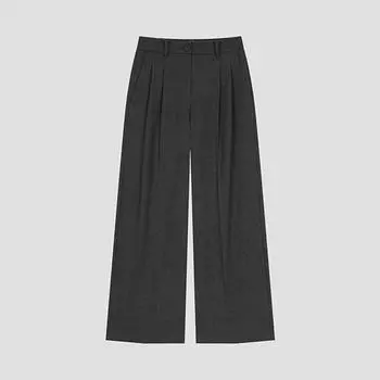 She S miSS Formal Two Tuck Wide pantS SwwSlo41060 Ch charcoal/44